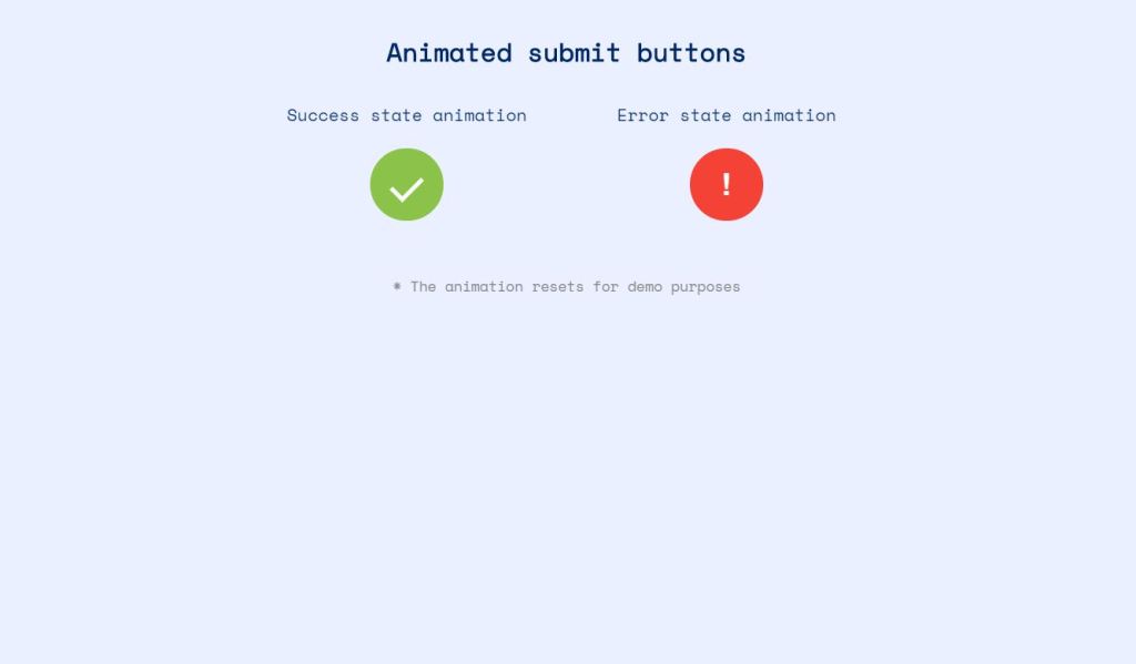 Animated JavaScript/JS Submit Button