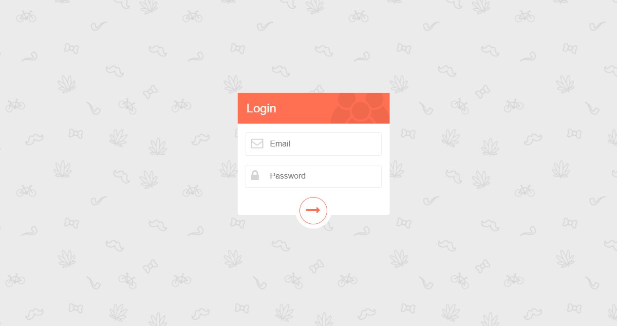 jQuery Login Forms Example