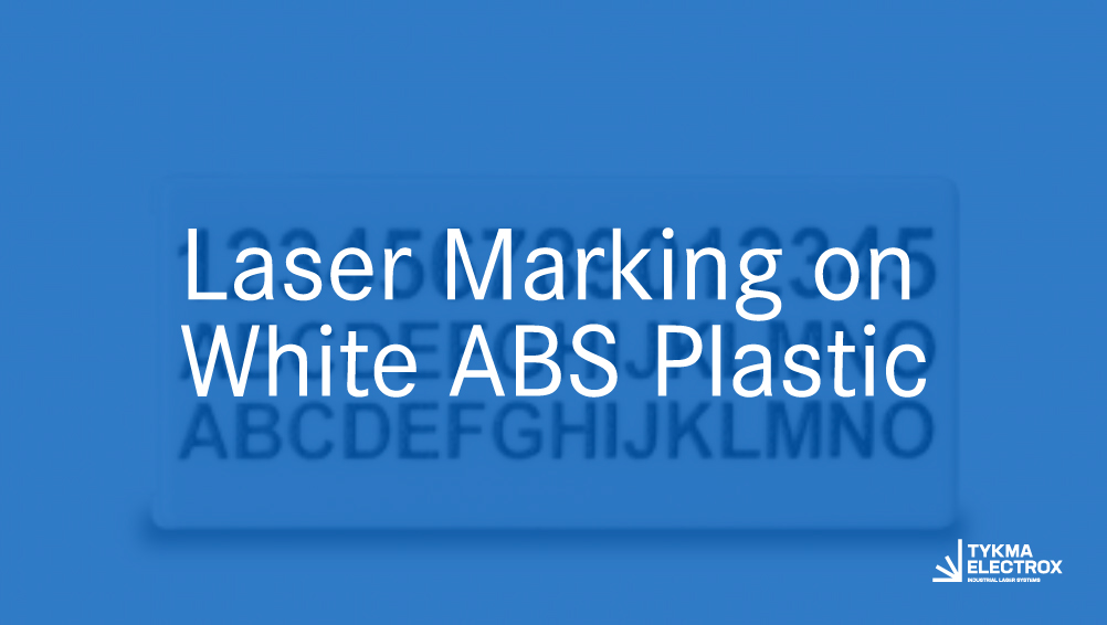 Laser Marking on White ABS Plastic