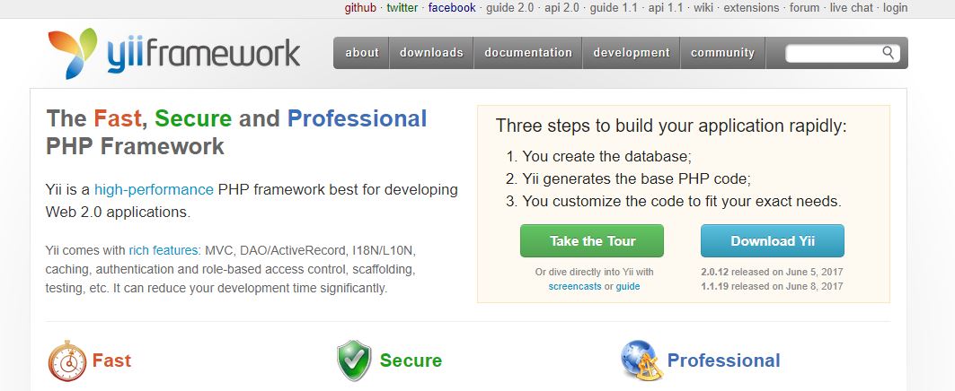Yii Framework - Fast and Secure Framework