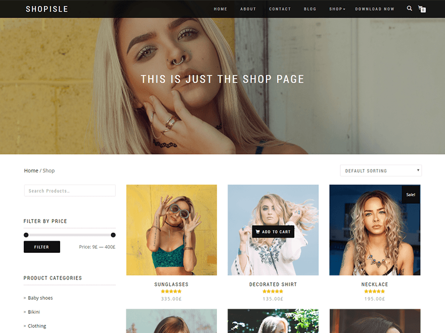 Shoplsel - Responsive E-commerce Theme
